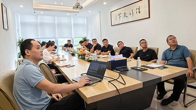 Technical exchange symposium between Shandong delegation and Four‑Faith IoT team