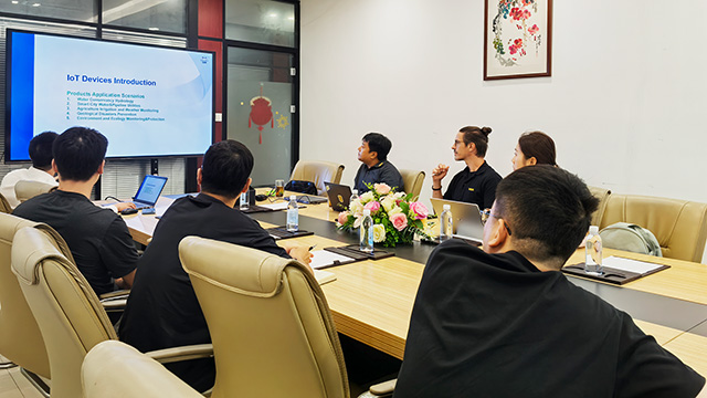 German Company with 67 Years of History Visits Four-Faith IoT Business Talks Two